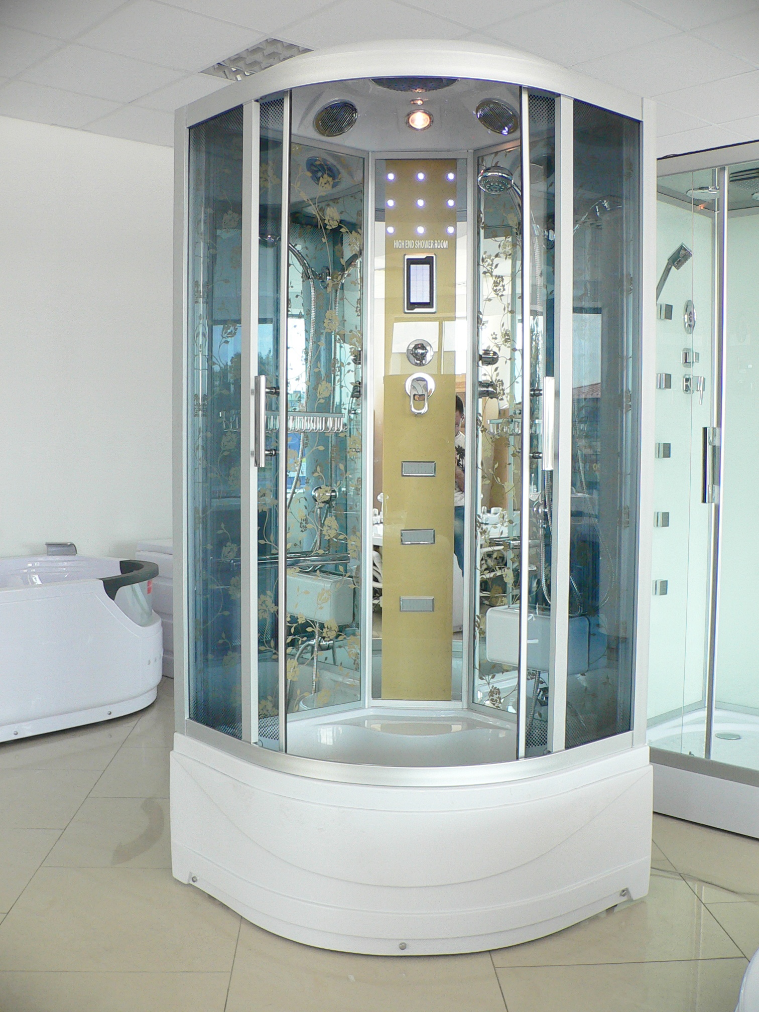 Treg K13 Kabina prysznicowa z hydromasażem 100cm x 100cm