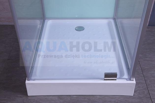 Aquaholm L-1207 kabina prysznicowa z hydromasażem, wymiary 80cm x 100cm x 215cm BIAŁA